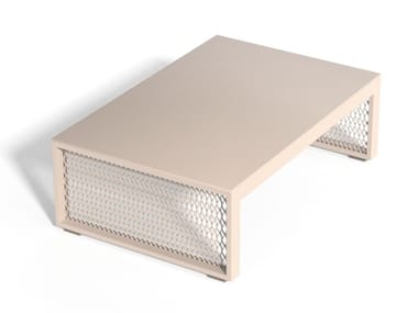 THE FACTORY - Rectangular aluminium coffee table by Vondom