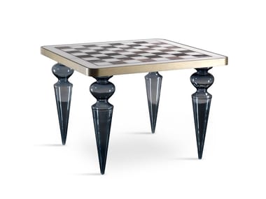 SCACCHI - Game Murano glass coffee table by Reflex