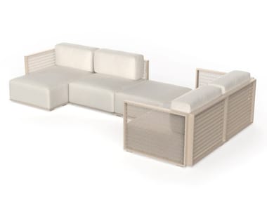 THE FACTORY - Modular aluminium garden sofa by Vondom