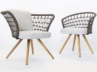 SHELLS - Garden fabric easy chair by Tonon