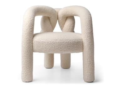 SHIBARI - Fabric easy chair with armrests by Visionnaire