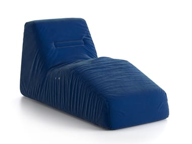 SLEEPING ARGO - Upholstered fabric Chaise longue by Natuzzi Italia