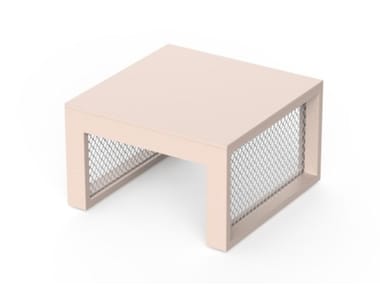 THE FACTORY - Square aluminium coffee table by Vondom