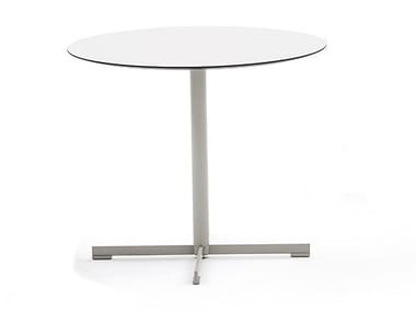 SUMMERSET LOW - Powder coated steel table base with 4-spoke base by Varaschin