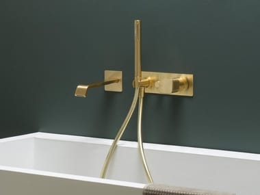 TAORMINA - Wall-mounted bathtub set with hand shower by Ritmonio