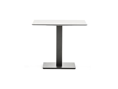 TIGHT LOW - Powder coated steel table base by Varaschin