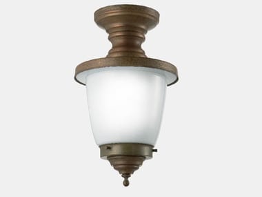 VENEZIA 248.02.ORB - Metal outdoor ceiling lamp by Il Fanale