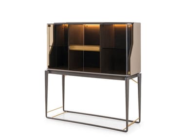 VINE - Display cabinet with integrated lighting by Turri