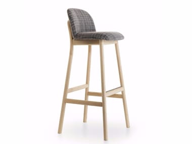 ZANTILAM 06 - High stool with footrest by Very Wood