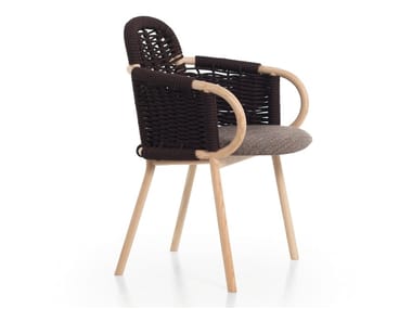 ZANTILAM 32 - Ash chair with armrests by Very Wood